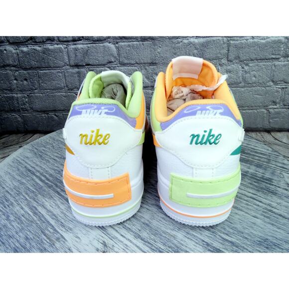 Nike Air Force 1 AF1 Shadow White/White-Peach Cream Women 11 Men 9.5 New In Box main image 7